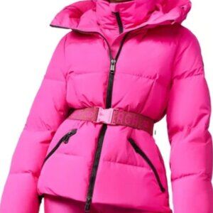 Goldbergh Snowmass Belted Ski Jacket in Passion Pink